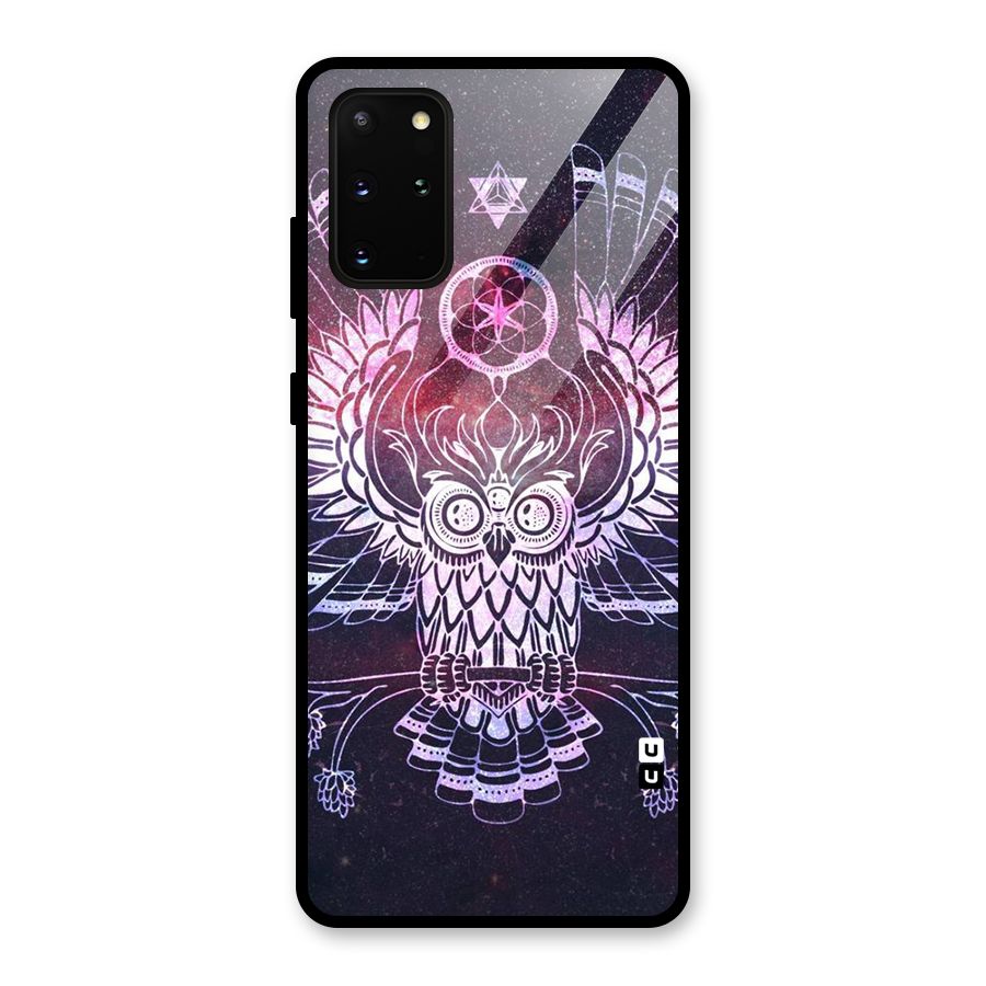 Owl Quirk Swag Glass Back Case for Galaxy S20 Plus