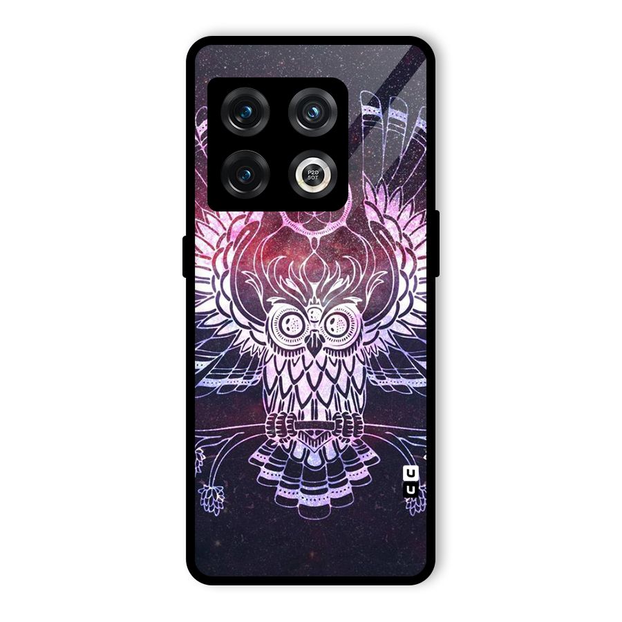 Owl Quirk Swag Glass Back Case for OnePlus 10 Pro 5G