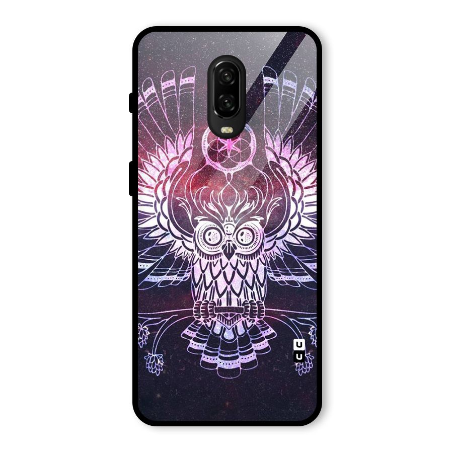 Owl Quirk Swag Glass Back Case for OnePlus 6T