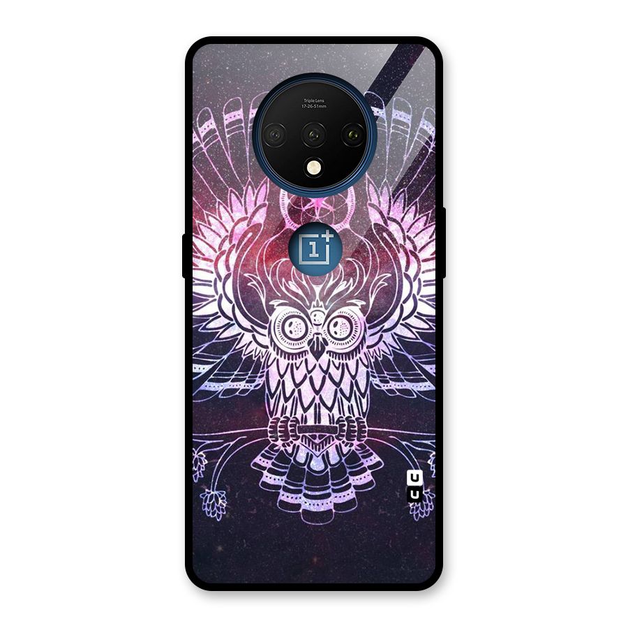 Owl Quirk Swag Glass Back Case for OnePlus 7T