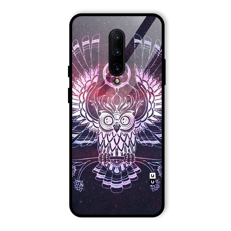 Owl Quirk Swag Glass Back Case for OnePlus 7 Pro