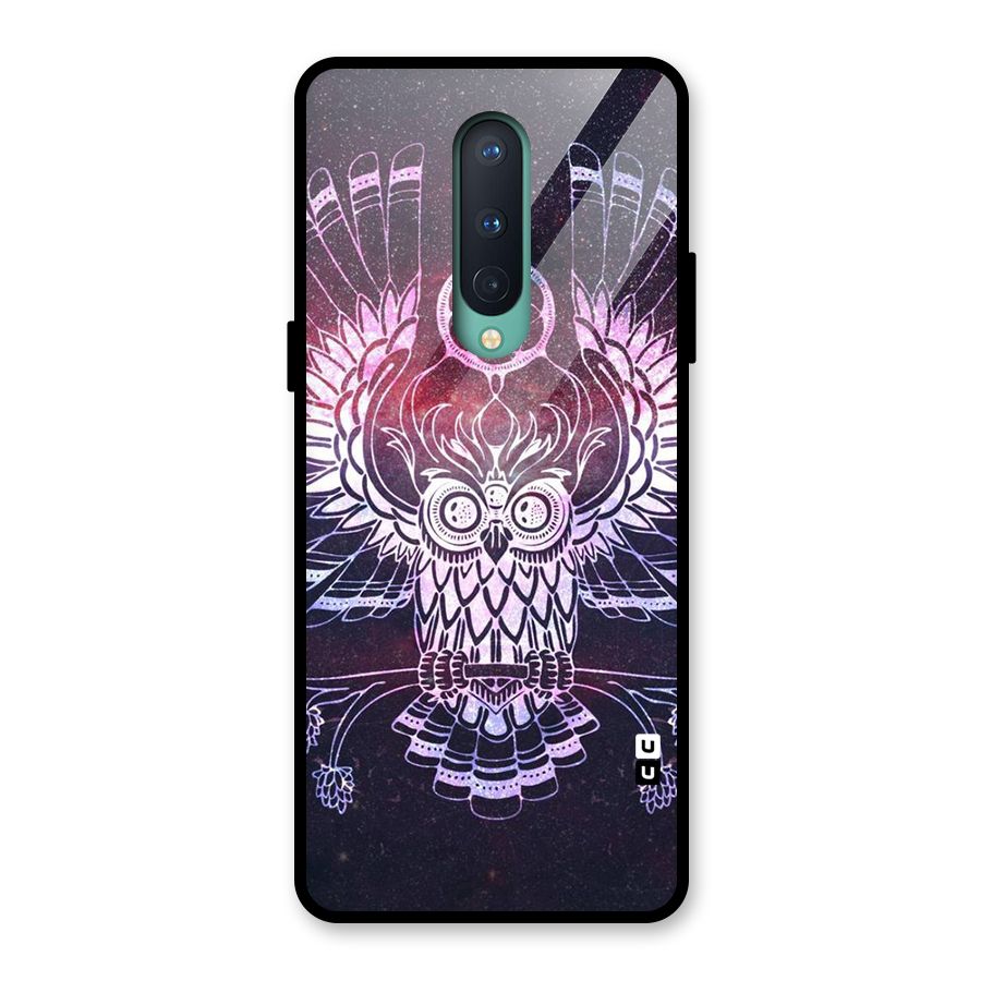 Owl Quirk Swag Glass Back Case for OnePlus 8