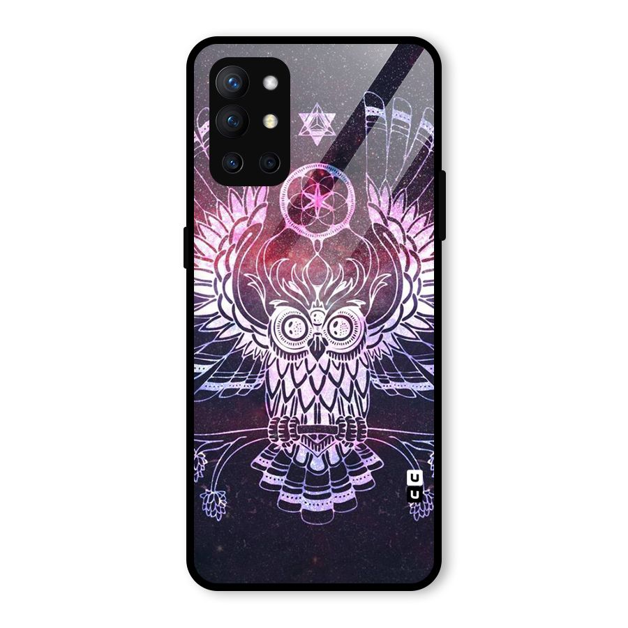 Owl Quirk Swag Glass Back Case for OnePlus 9R