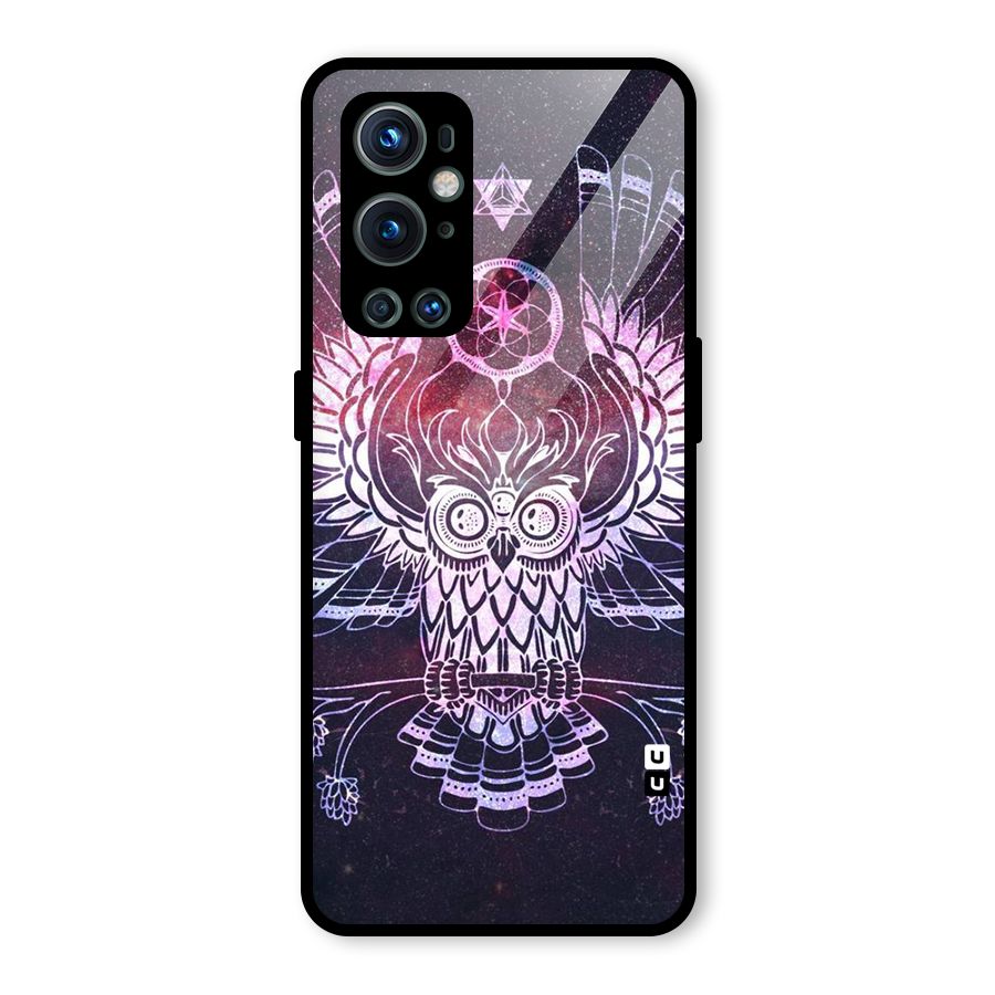 Owl Quirk Swag Glass Back Case for OnePlus 9 Pro