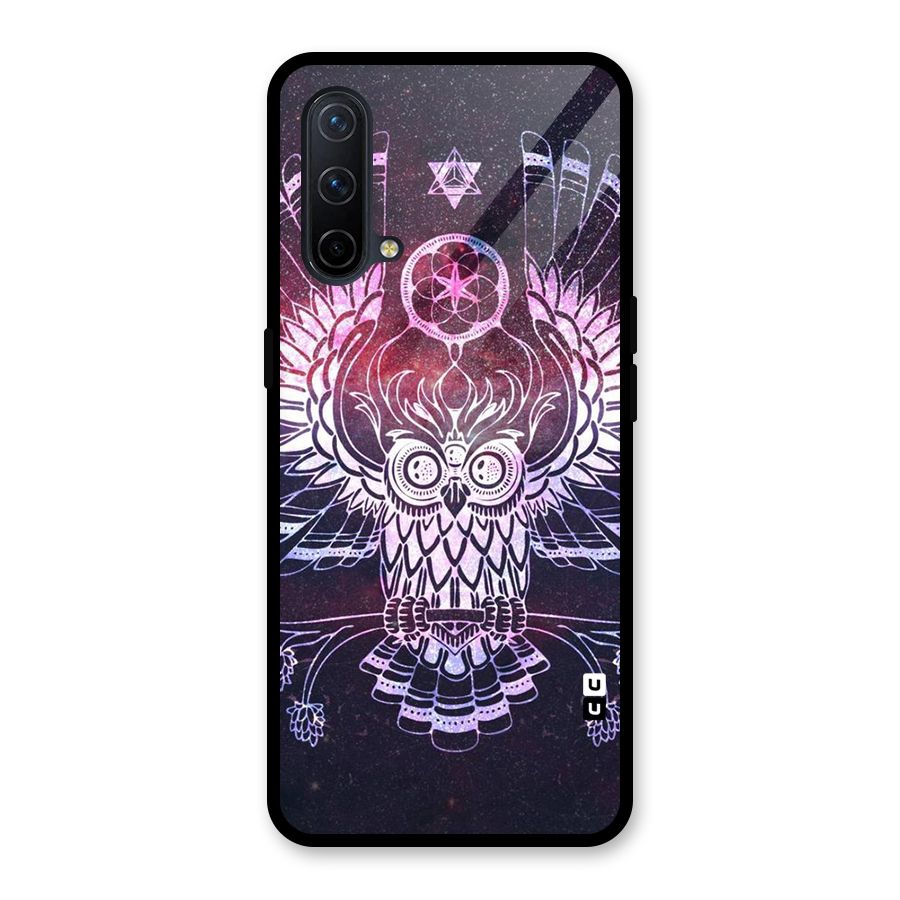 Owl Quirk Swag Glass Back Case for OnePlus Nord CE 5G