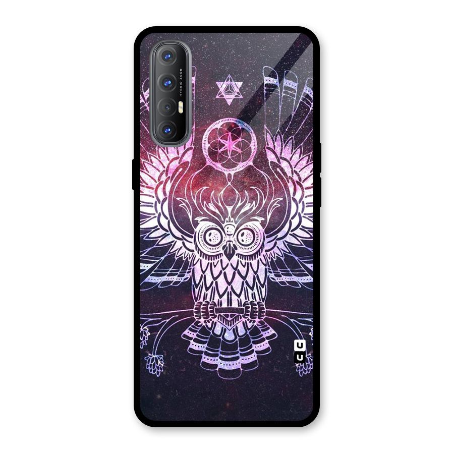 Owl Quirk Swag Glass Back Case for Oppo Reno3 Pro