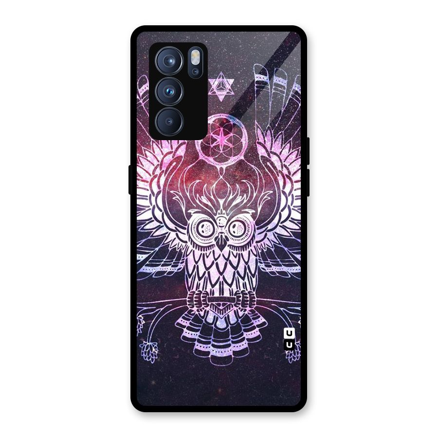 Owl Quirk Swag Glass Back Case for Oppo Reno6 Pro 5G