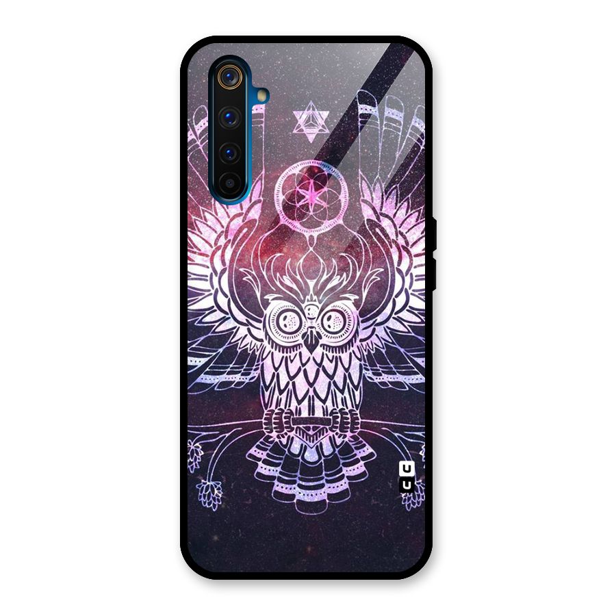 Owl Quirk Swag Glass Back Case for Realme 6 Pro