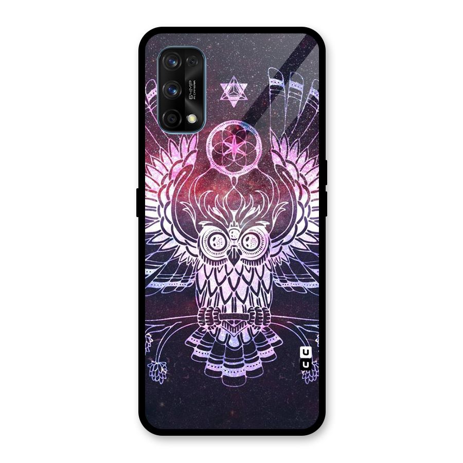 Owl Quirk Swag Glass Back Case for Realme 7 Pro
