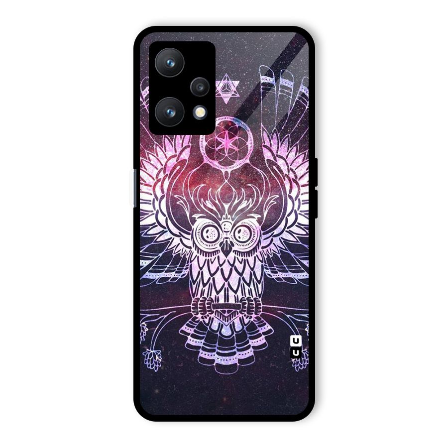 Owl Quirk Swag Glass Back Case for Realme 9 Pro 5G