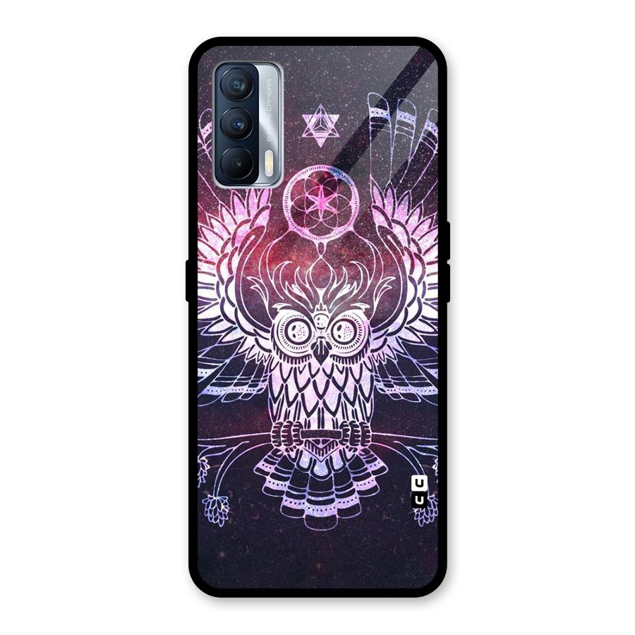Owl Quirk Swag Glass Back Case for Realme X7