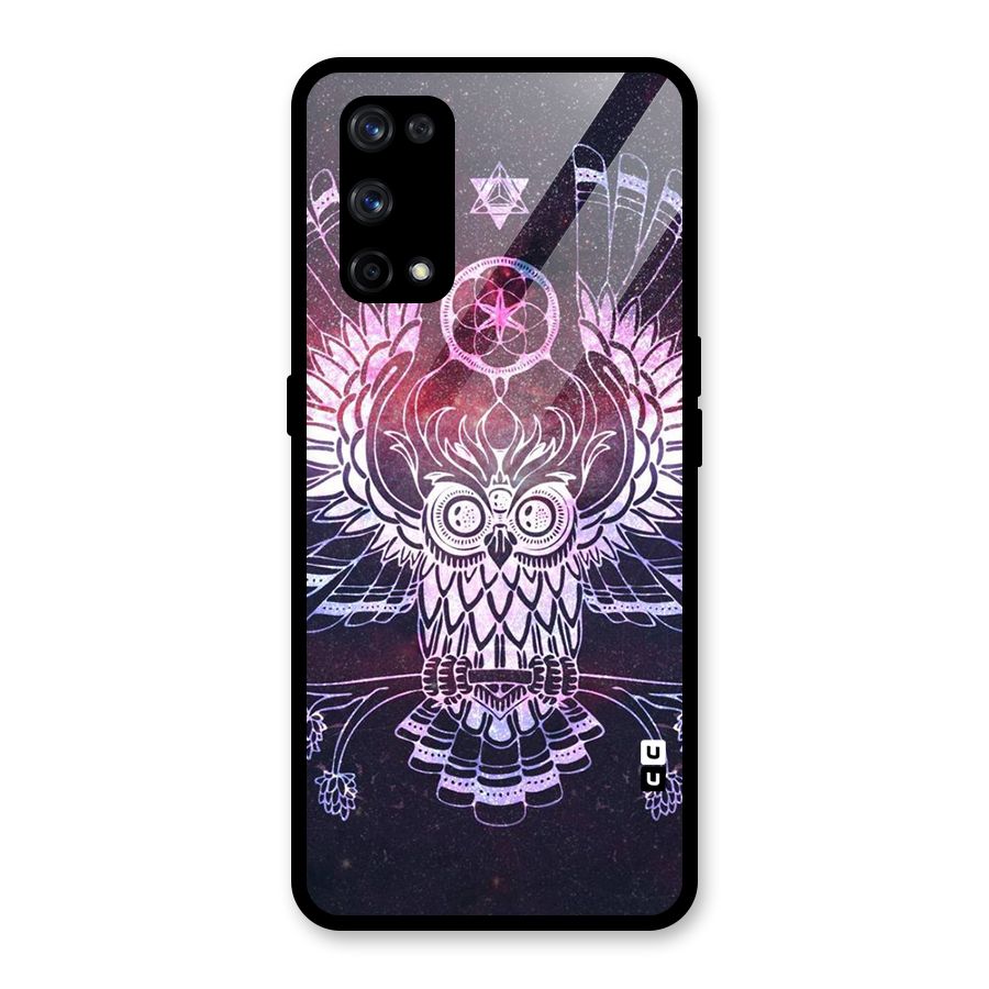 Owl Quirk Swag Glass Back Case for Realme X7 Pro