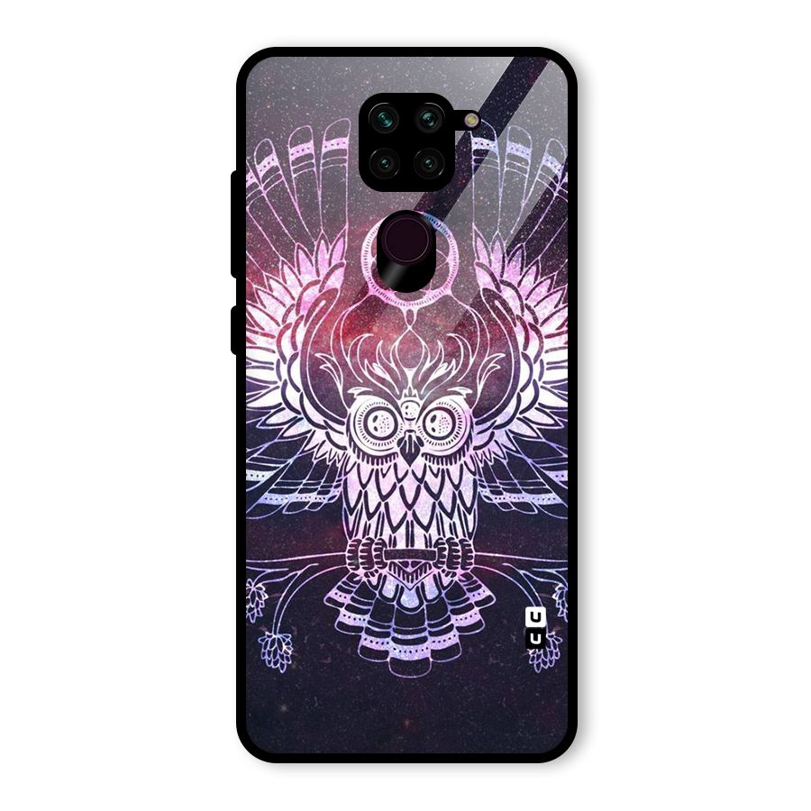 Owl Quirk Swag Glass Back Case for Redmi Note 9