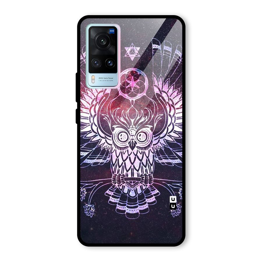 Owl Quirk Swag Glass Back Case for Vivo X60