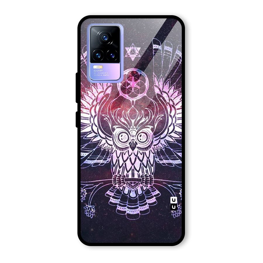 Owl Quirk Swag Glass Back Case for Vivo Y73