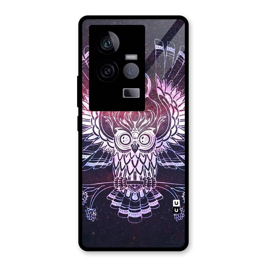 Owl Quirk Swag Glass Back Case for Vivo iQOO 11 5G