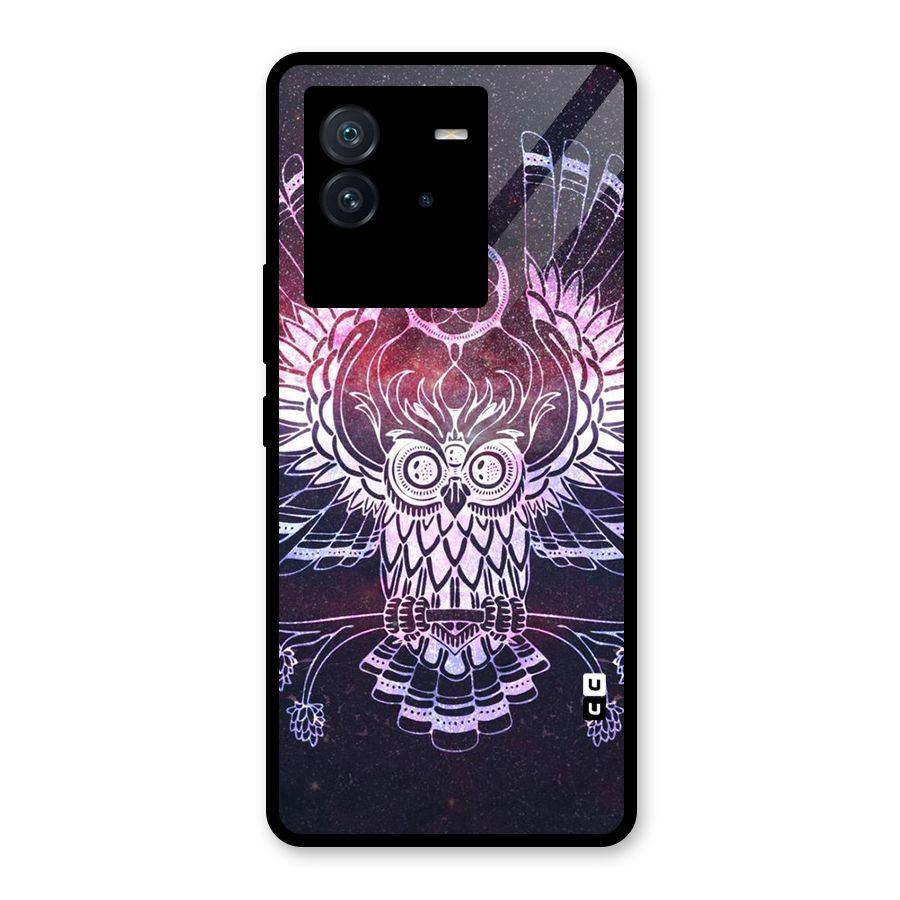 Owl Quirk Swag Glass Back Case for Vivo iQOO Neo 6 5G