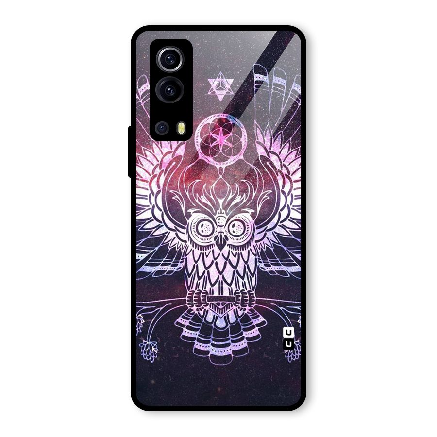 Owl Quirk Swag Glass Back Case for Vivo iQOO Z3