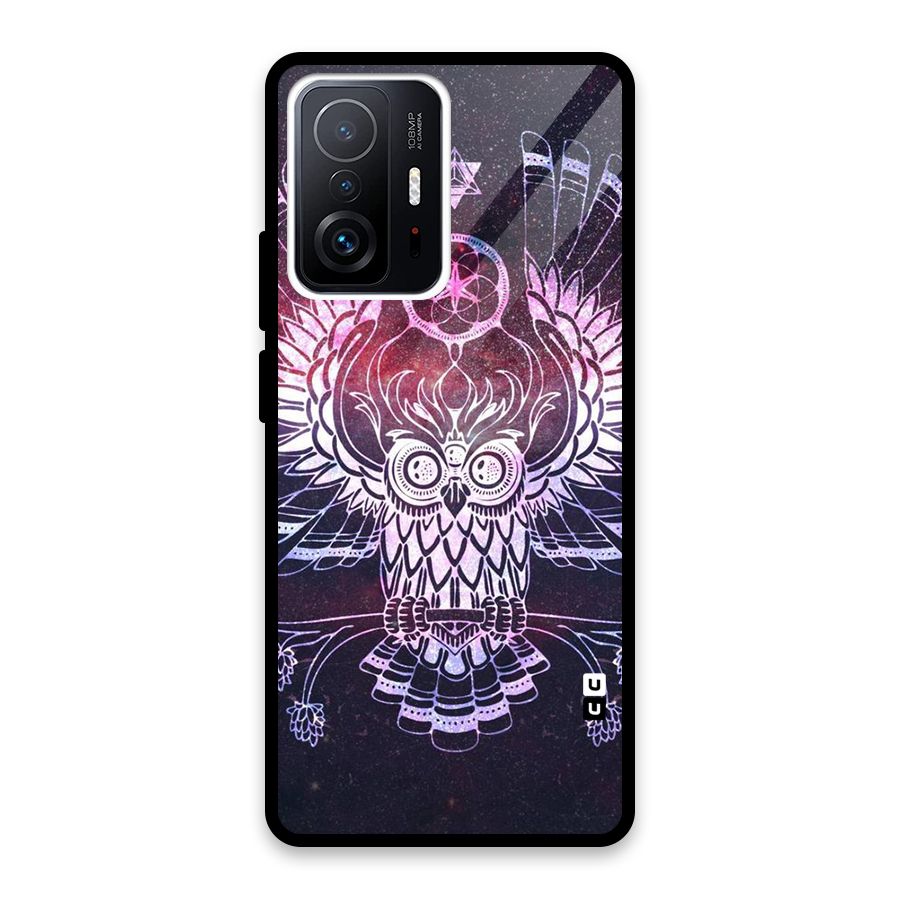 Owl Quirk Swag Glass Back Case for Xiaomi 11T Pro