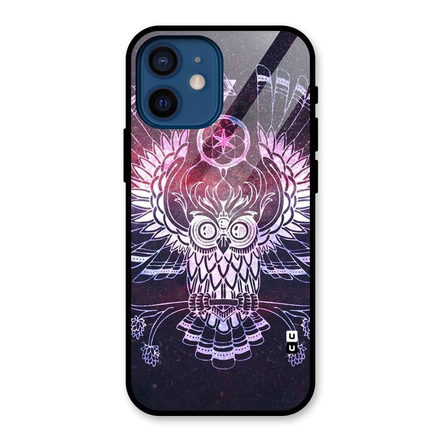 Owl Quirk Swag Glass Back Case for iPhone 12 Mini