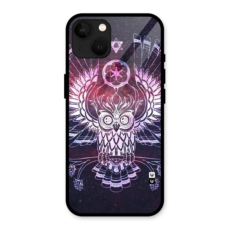 Owl Quirk Swag Glass Back Case for iPhone 13