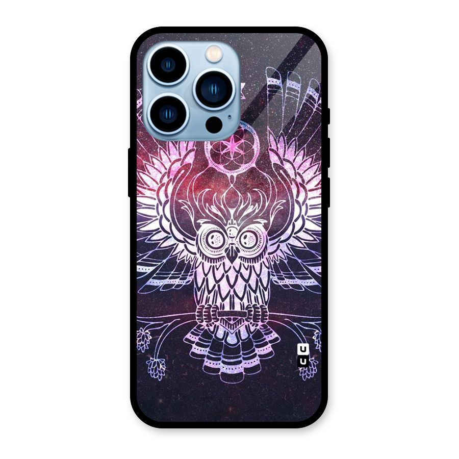 Owl Quirk Swag Glass Back Case for iPhone 13 Pro