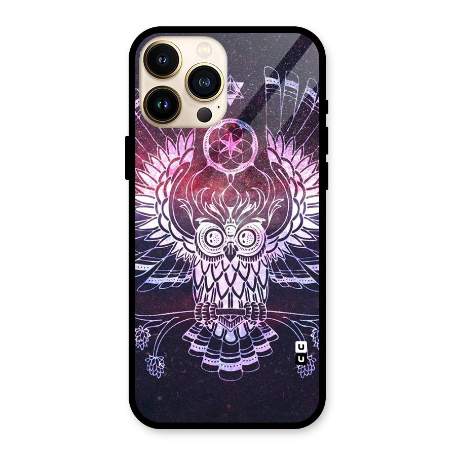 Owl Quirk Swag Glass Back Case for iPhone 13 Pro Max