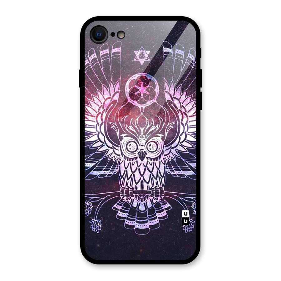 Owl Quirk Swag Glass Back Case for iPhone SE 2022