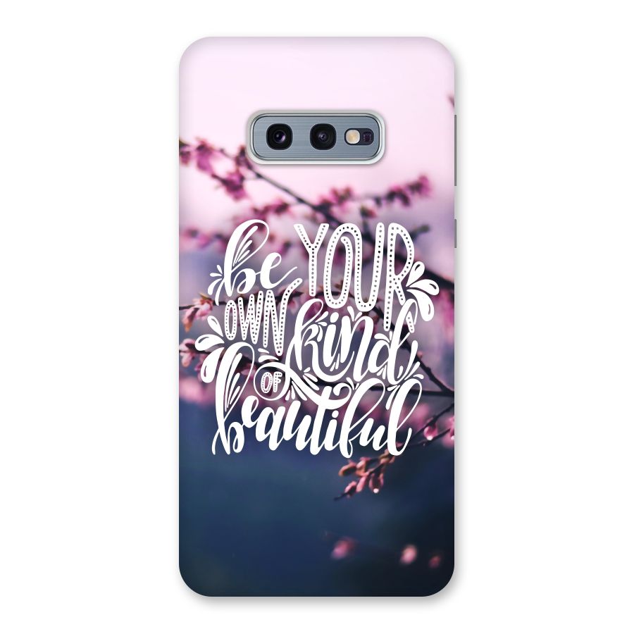 Own Kind of Beautiful Back Case for Galaxy S10e