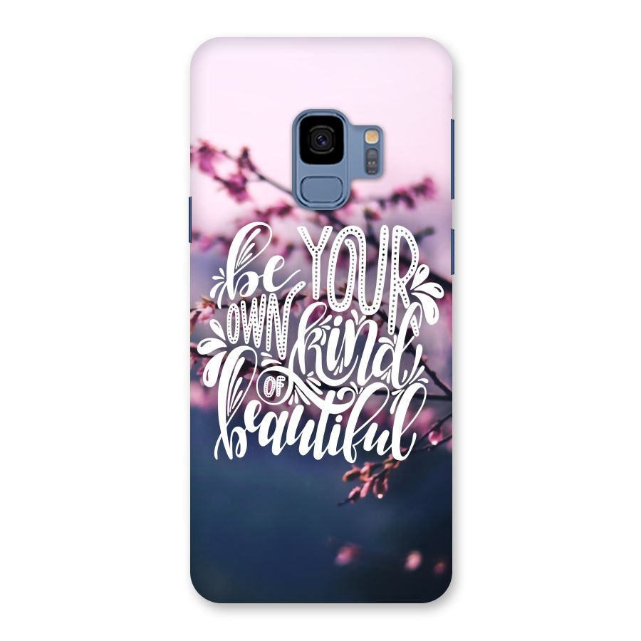 Own Kind of Beautiful Back Case for Galaxy S9