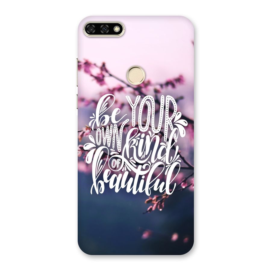 Own Kind of Beautiful Back Case for Honor 7A