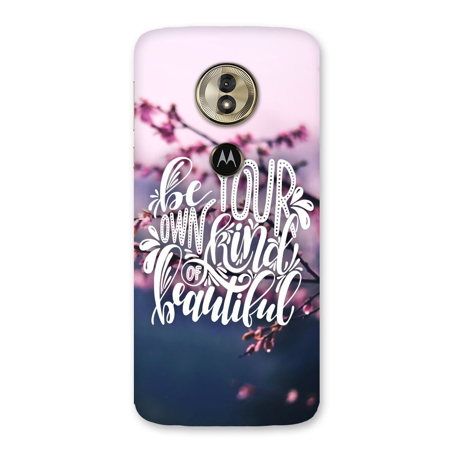Own Kind of Beautiful Back Case for Moto G6 Play