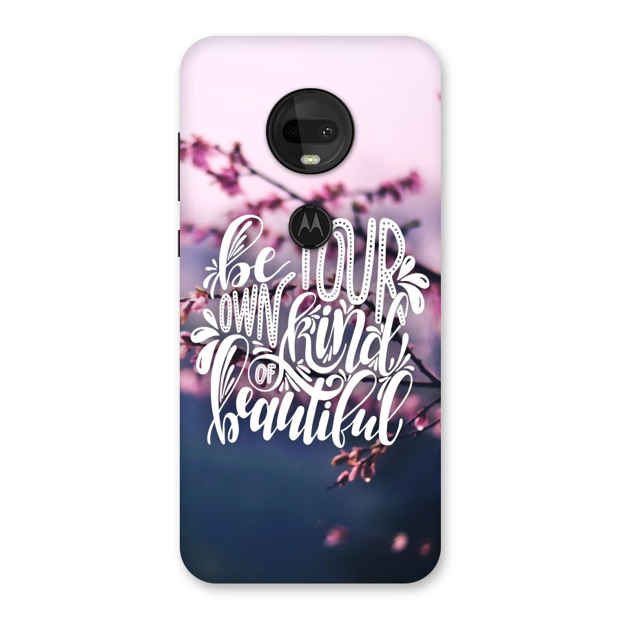 Own Kind of Beautiful Back Case for Moto G7
