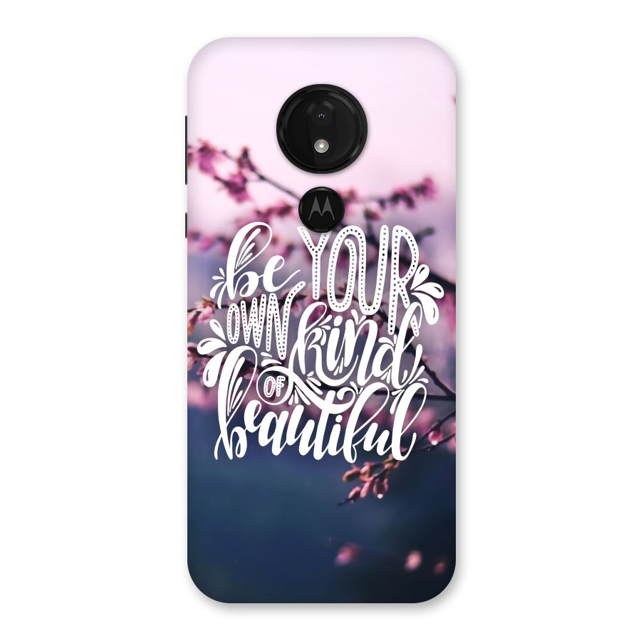 Own Kind of Beautiful Back Case for Moto G7 Power