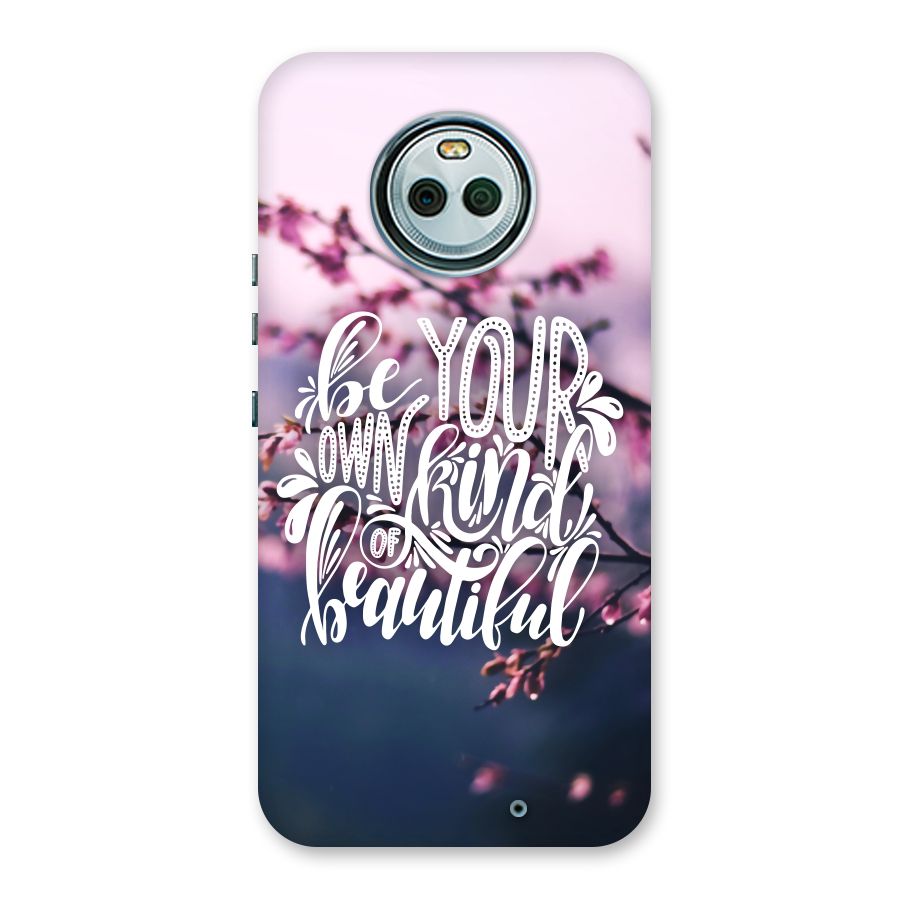 Own Kind of Beautiful Back Case for Moto X4