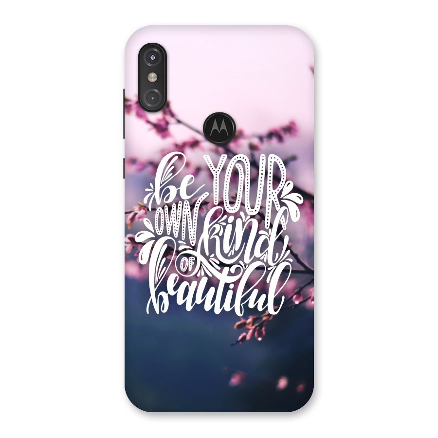 Own Kind of Beautiful Back Case for Motorola One Power