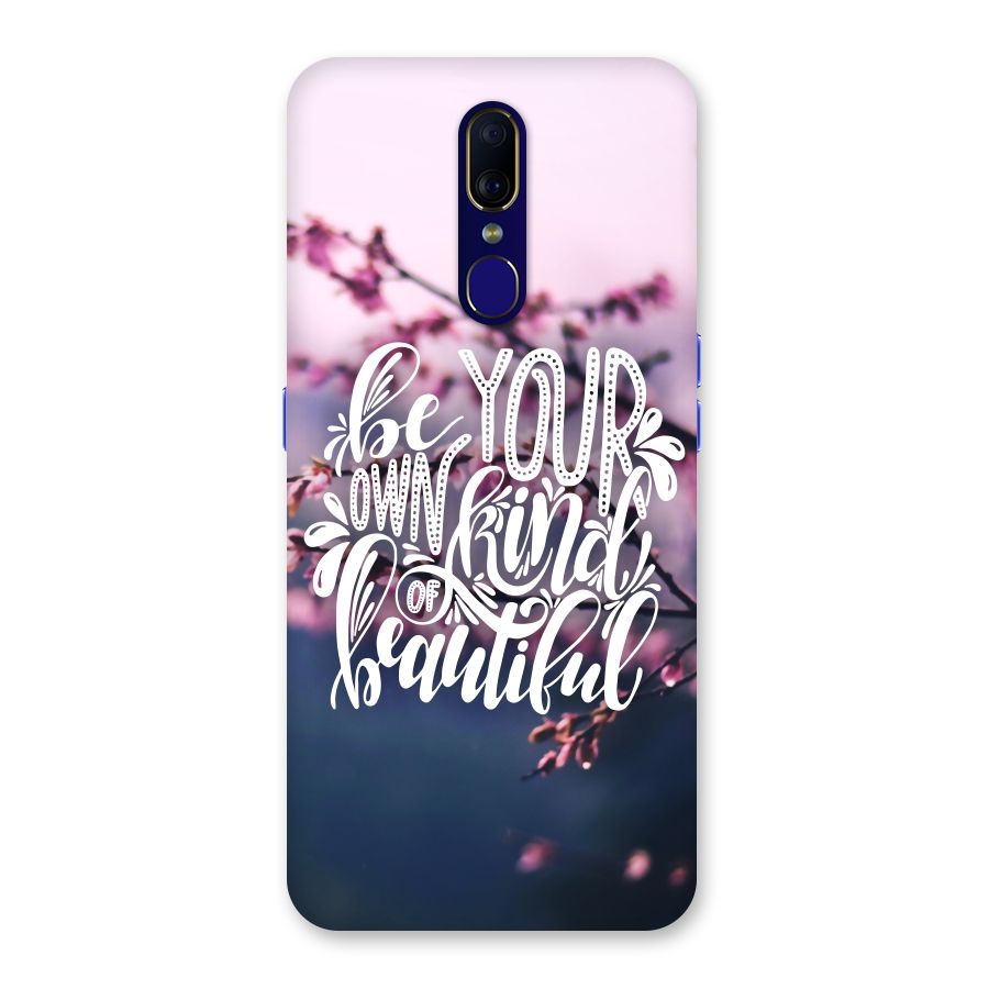 Own Kind of Beautiful Back Case for Oppo A9