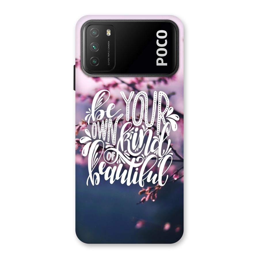 Own Kind of Beautiful Back Case for Poco M3