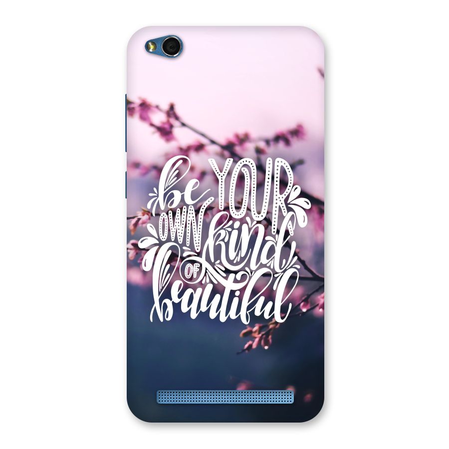 Own Kind of Beautiful Back Case for Redmi 5A