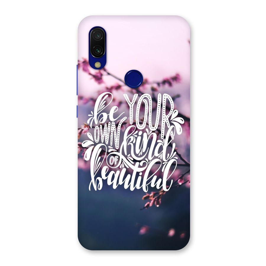 Own Kind of Beautiful Back Case for Redmi 7