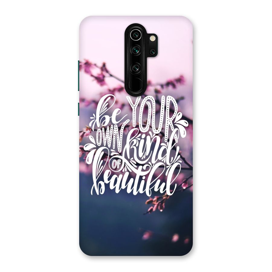 Own Kind of Beautiful Back Case for Redmi Note 8 Pro