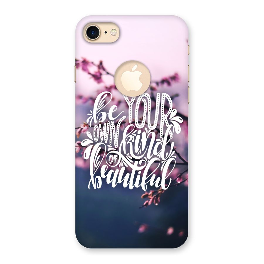 Own Kind of Beautiful Back Case for iPhone 7 Logo Cut