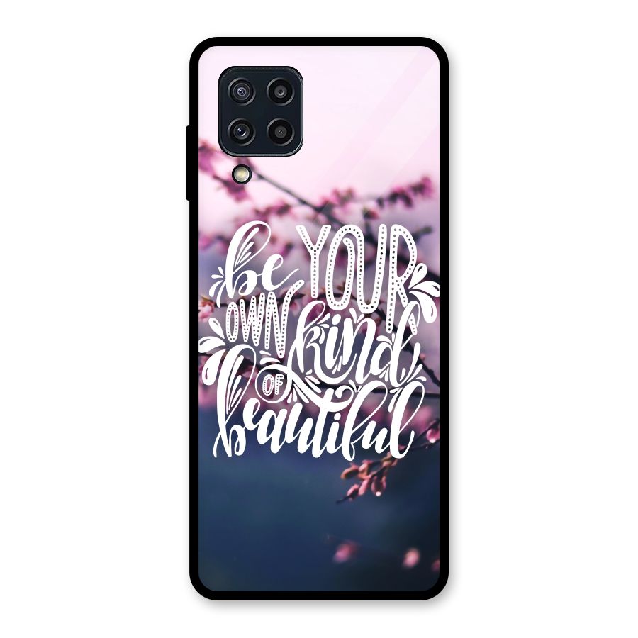 Own Kind of Beautiful Glass Back Case for Galaxy M32