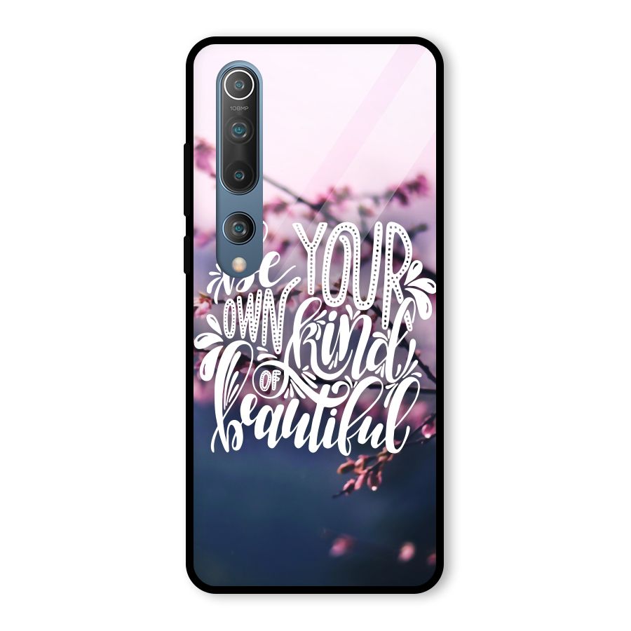 Own Kind of Beautiful Glass Back Case for Mi 10