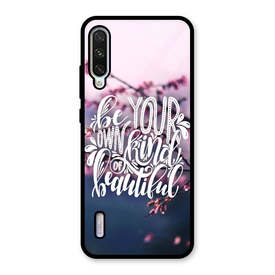 Own Kind of Beautiful Glass Back Case for Mi A3