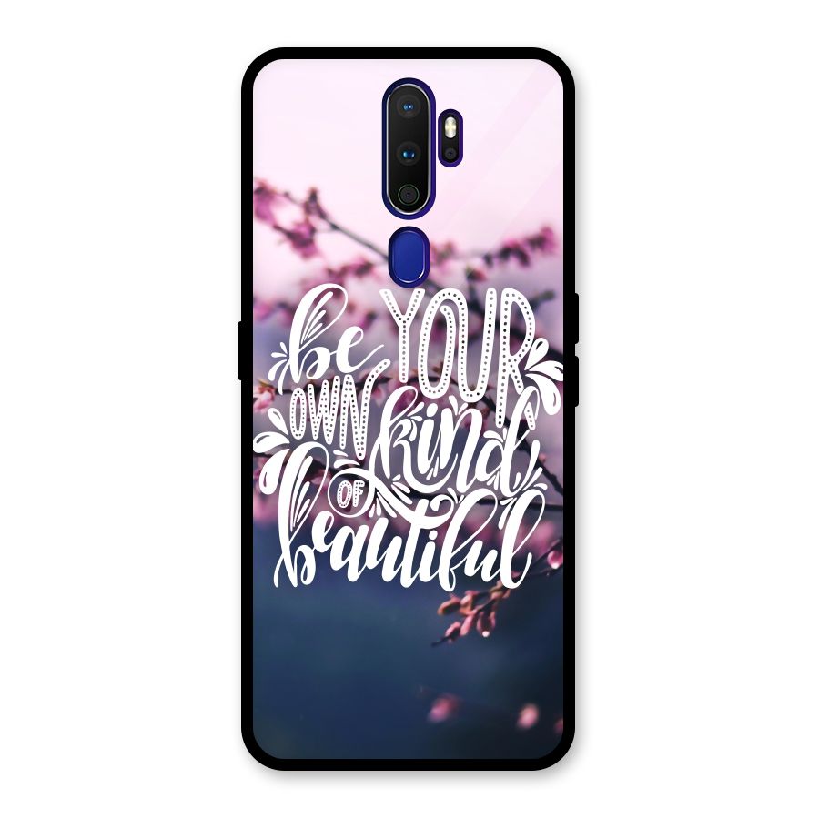 Own Kind of Beautiful Glass Back Case for Oppo A9 (2020)