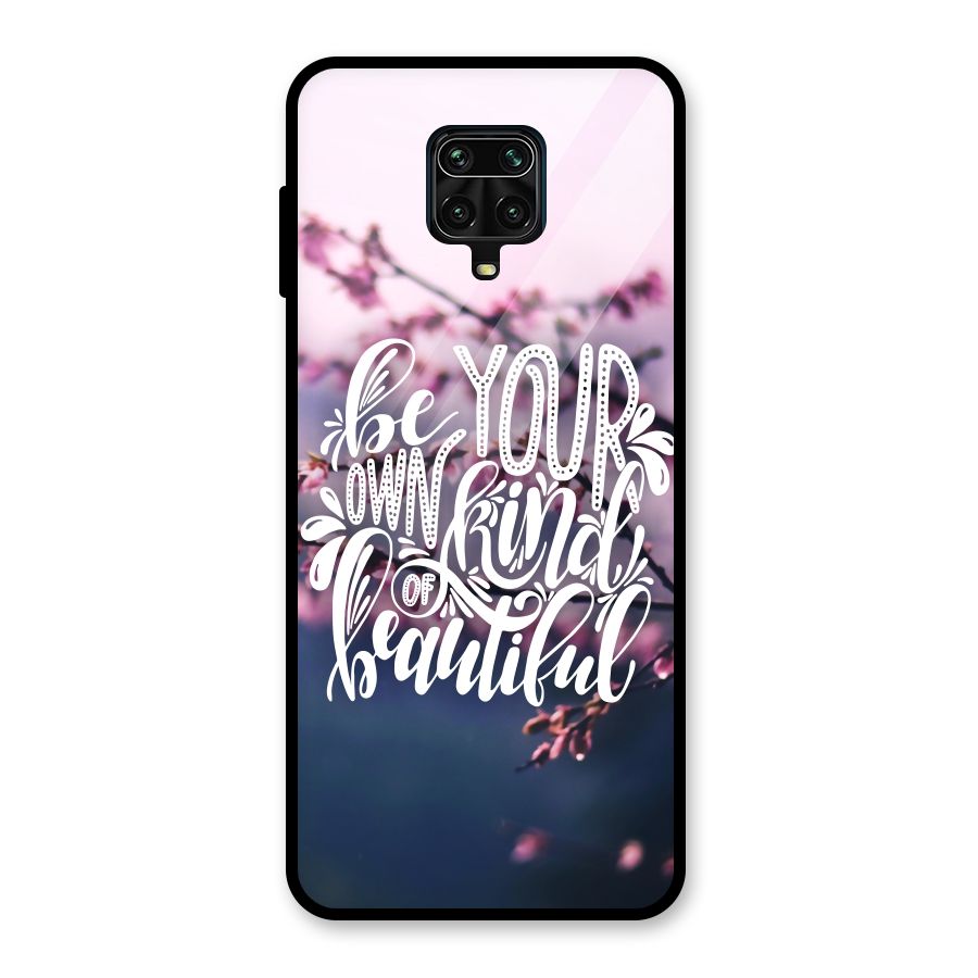 Own Kind of Beautiful Glass Back Case for Poco M2 Pro