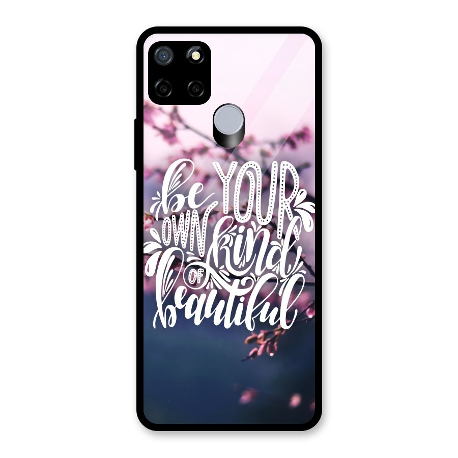 Own Kind of Beautiful Glass Back Case for Realme C12