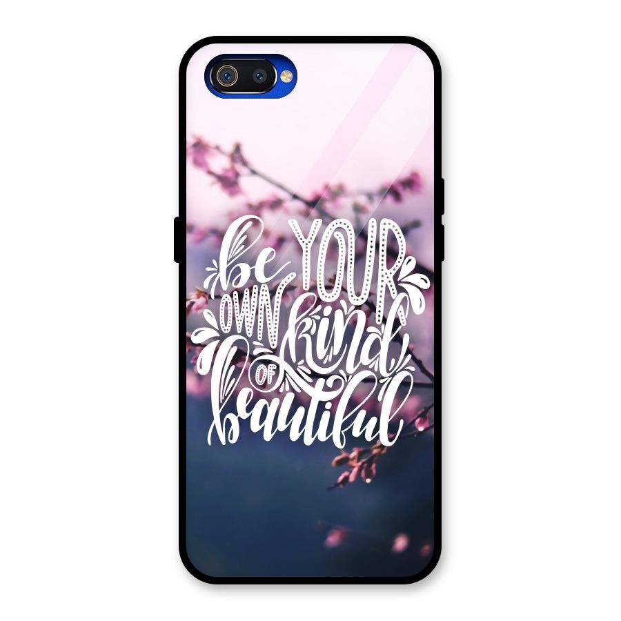 Own Kind of Beautiful Glass Back Case for Realme C2