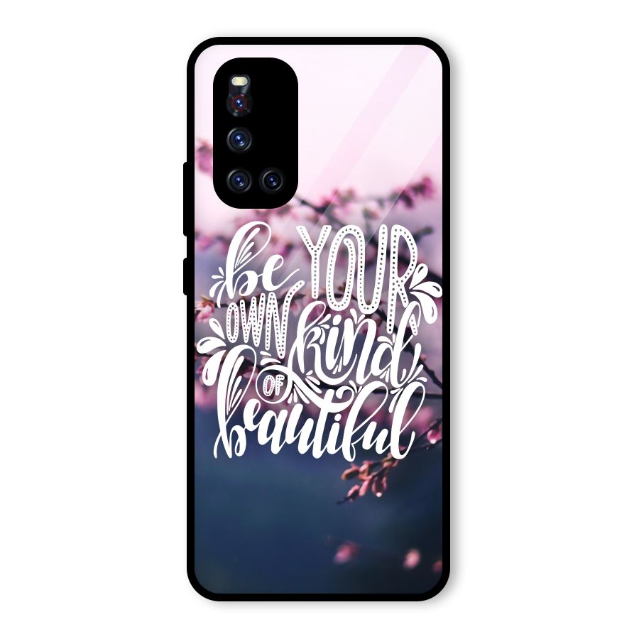 Own Kind of Beautiful Glass Back Case for Vivo V19